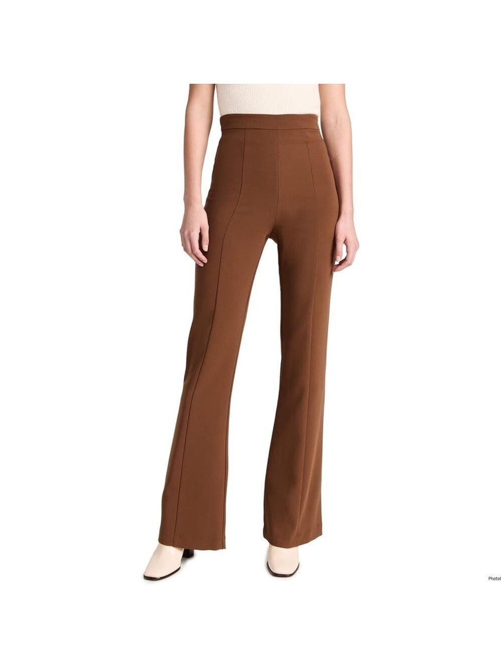 Black Halo Women's Frida Pant Mocha Size 10 NWT